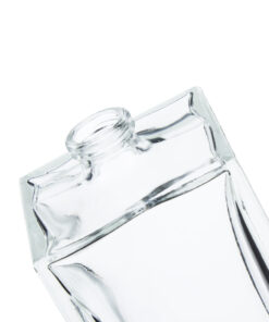Frasco perfume cuadrado boca de grafar