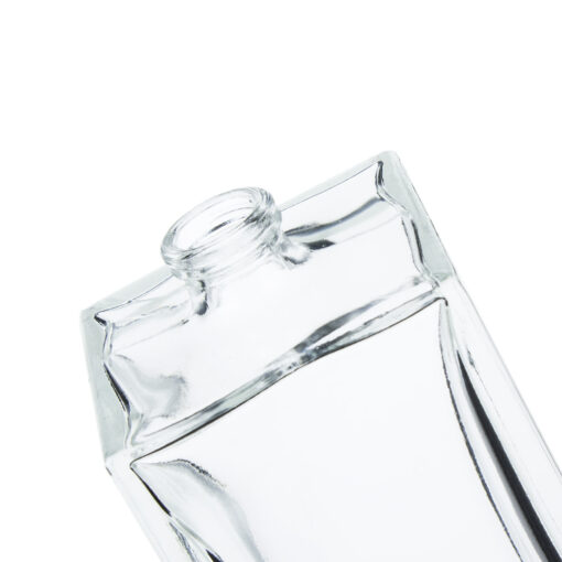 Frasco perfume cuadrado boca de grafar