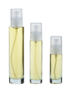 Frasco para perfume redondo