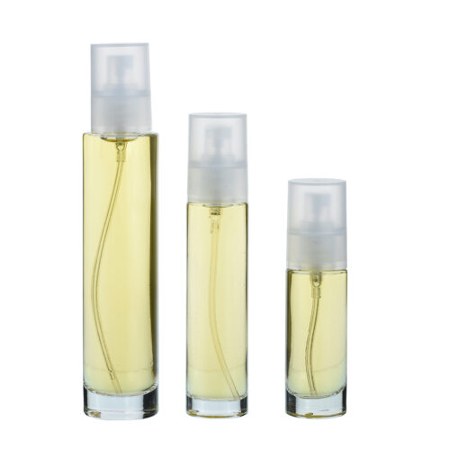 Frasco para perfume redondo