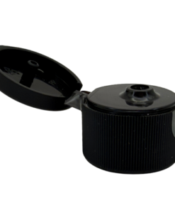 Tapa flip-top negra 24/410
