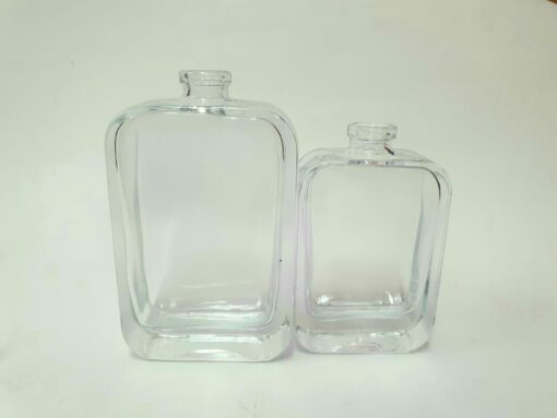 Frasco perfume de cristal boca de grafar Petaca