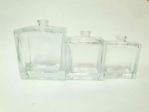 Frasco de cristal cuadrado boca de grafar Similar