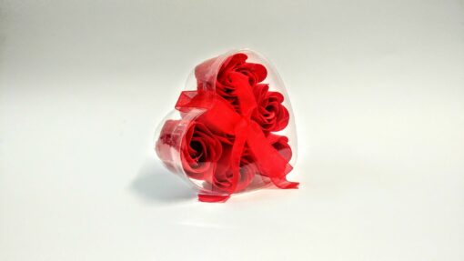 Corazón Jabón 6 Rosas - Imagen 2