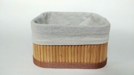 Cesta Mimbre Cuadrada