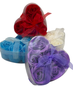 Corazón Jabón 6 Rosas 1