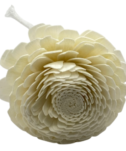 Flor Dalia Con Mecha y Alambre