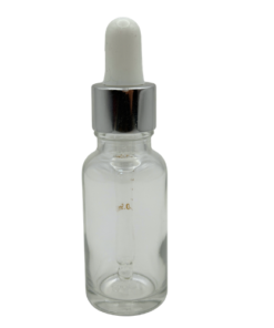 Frasco 20ml Vidrio con Dropper de Vidrio