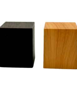 Tapa cuadrada plástico efecto madera con collar