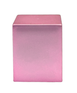 Tapa cuadrada rosa mate fea 15 con collar