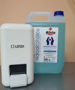 Dispensador Manual + Garrafa Gel 5L