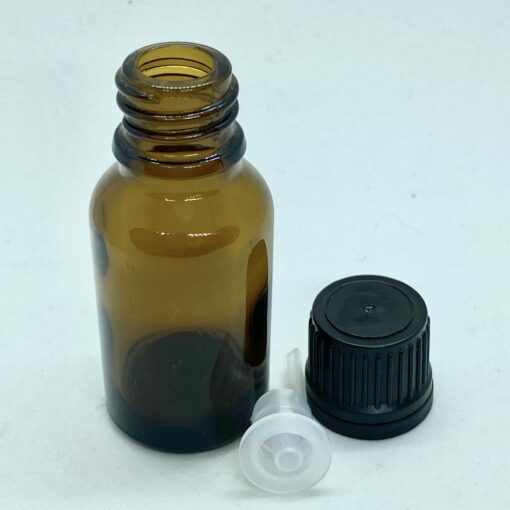 Frasco vidrio Ambar con gotero
