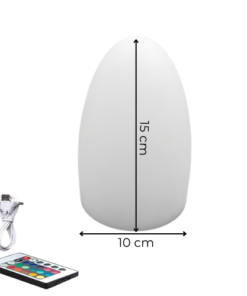 Lámpara Led Ovalada medidas