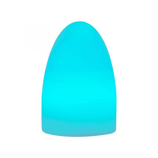 lampara led ovalada azul