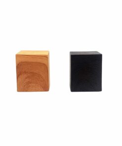 Tapa cuadrada plástico efecto madera con collar