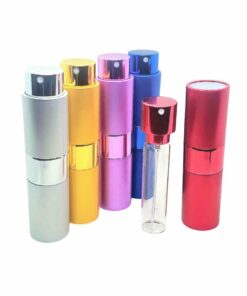 Perfumador de aluminio rotatorio 15ml