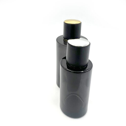 Frasco Cilindrical Tintado Negro - Imagen 2