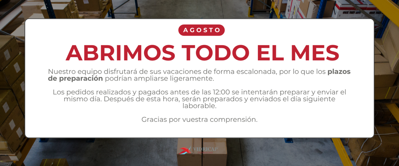 Abrimos en Agosto